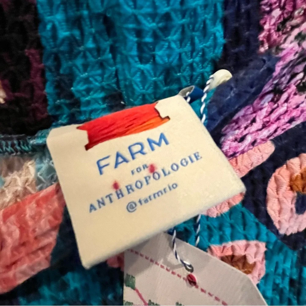 Farm Rio for Anthropologie Gabriella Knit Maxi Skirt Medium NWT - Picture 6 of 7